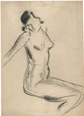 Смирнов Борис Александрович. Обнаженная (мастерская Н.А. Тырсы) 